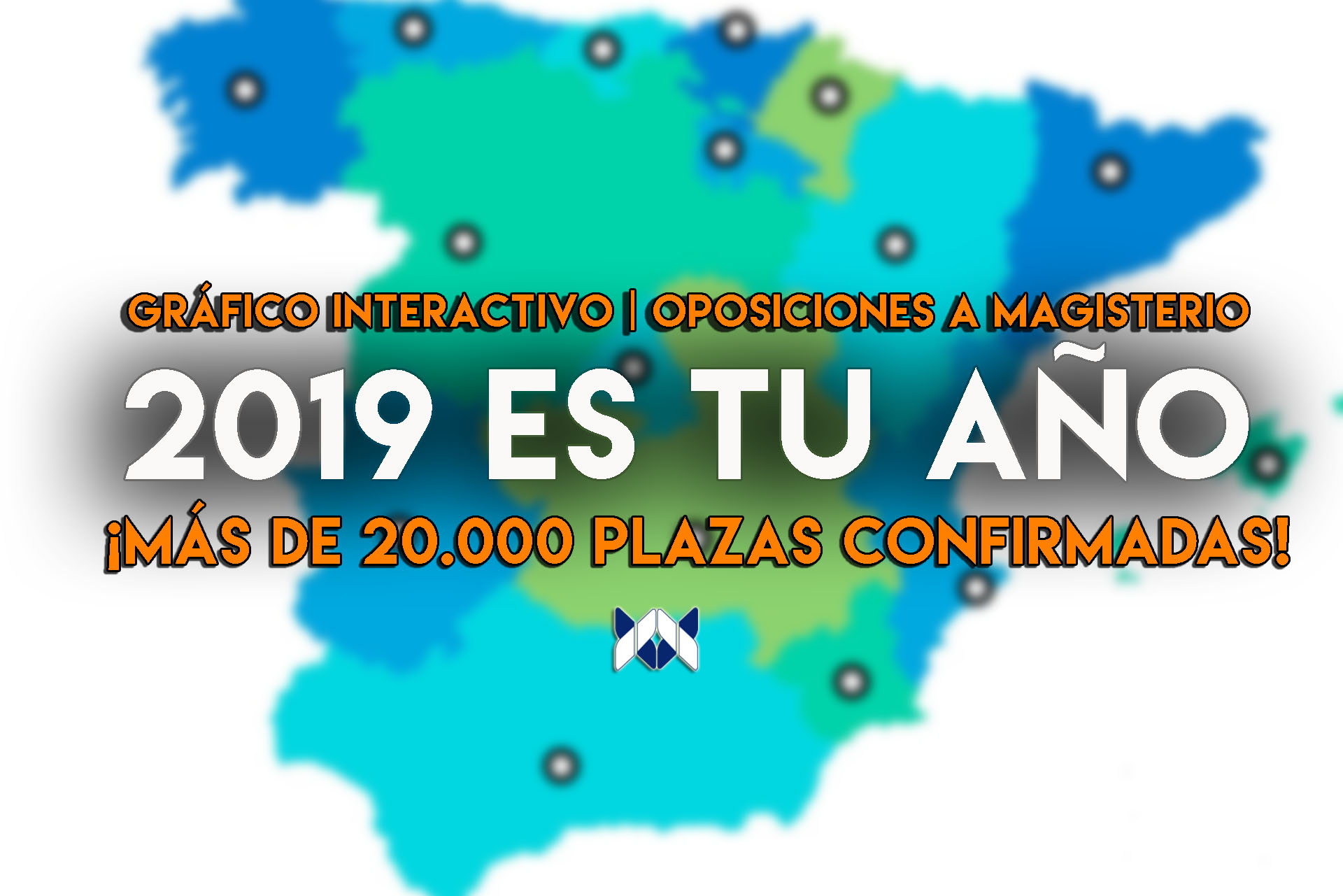 Toda la información sobre las oposiciones a maestros 2019. Gráfico con todas las plazas por comunidad.