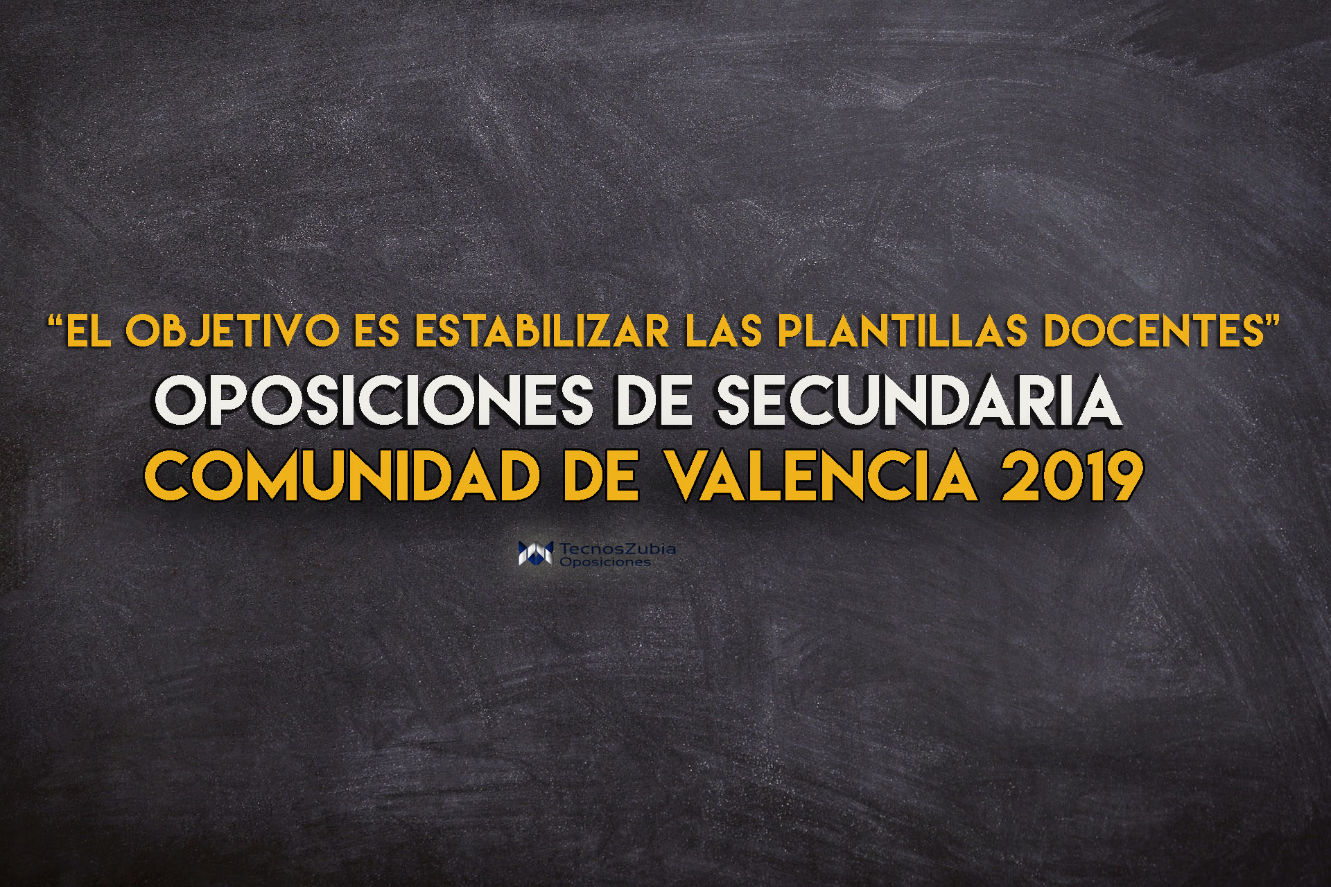 Oposiciones secundaria Comunidad de Valencia
