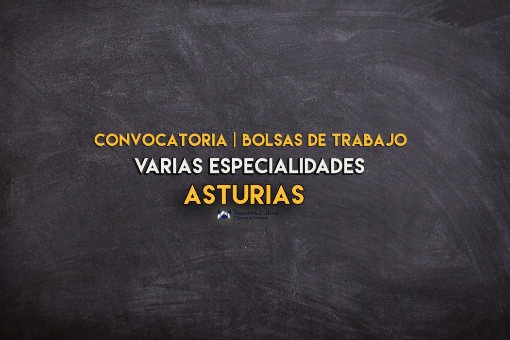 Nuevas bolsas de trabajo para profesores de Secundaria y maestros de Asturias
