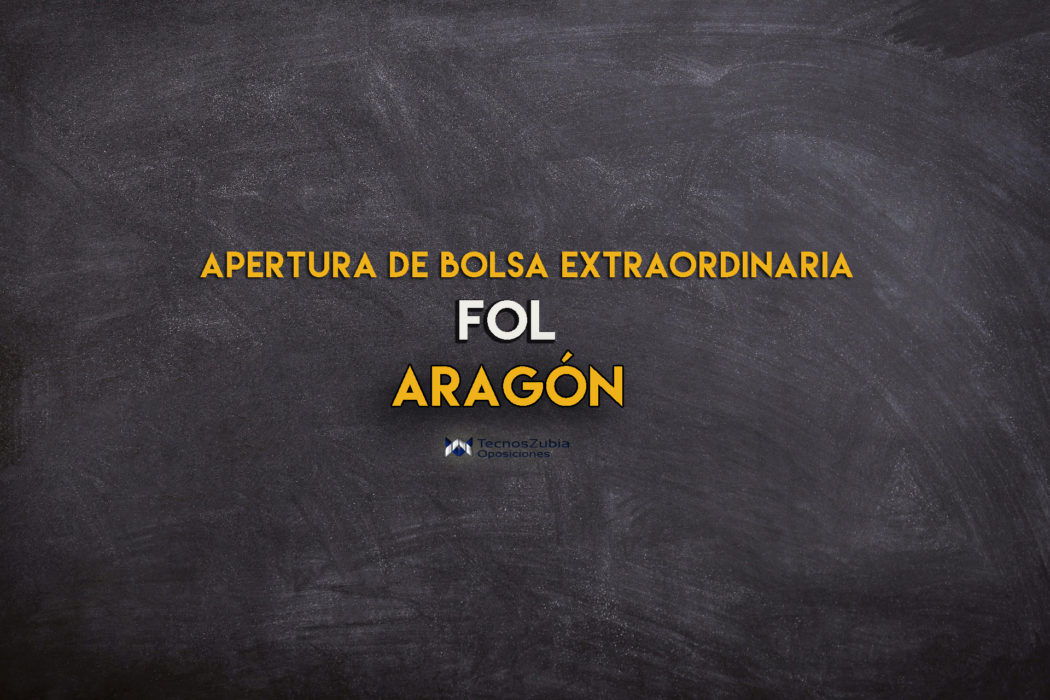 Apertura de bolsa extraordinaria de FOL (Formación y Orientación Laboral) en Aragón