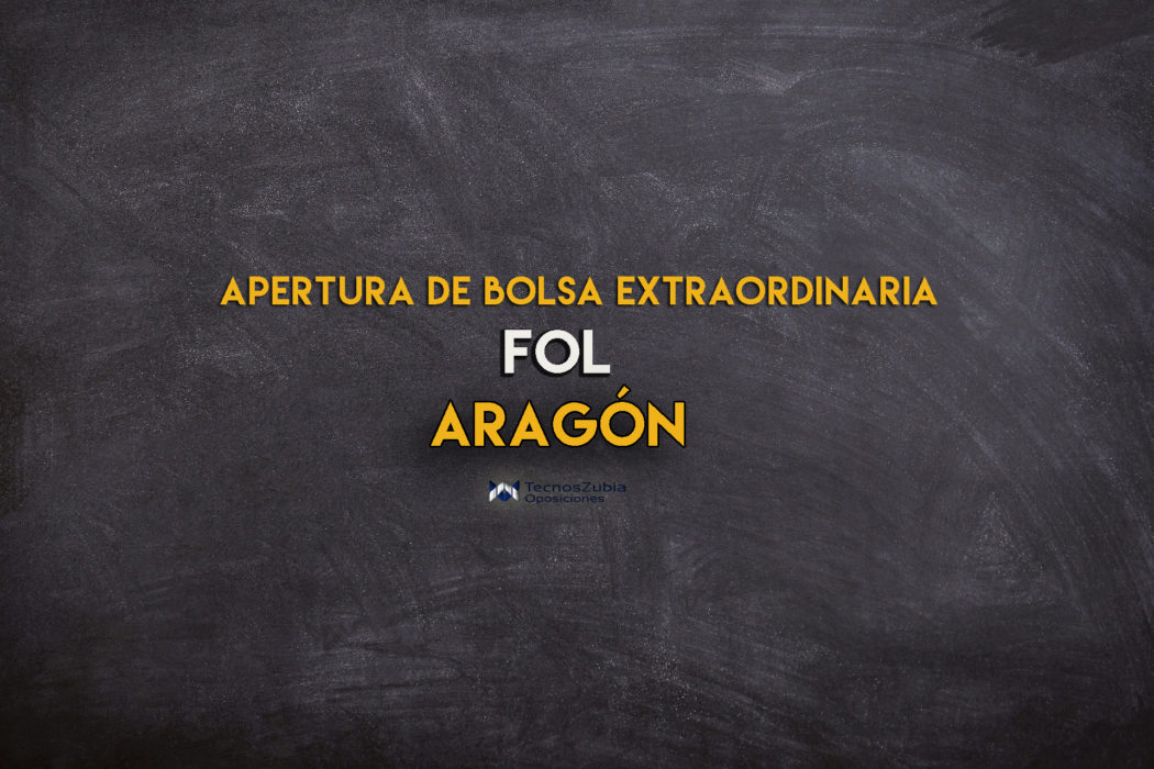 Apertura de bolsa extraordinaria de FOL (Formación y Orientación Laboral) en Aragón