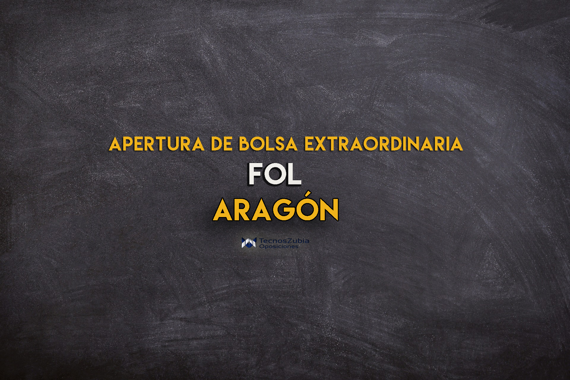 Apertura de bolsa extraordinaria de FOL (Formación y Orientación Laboral) en Aragón