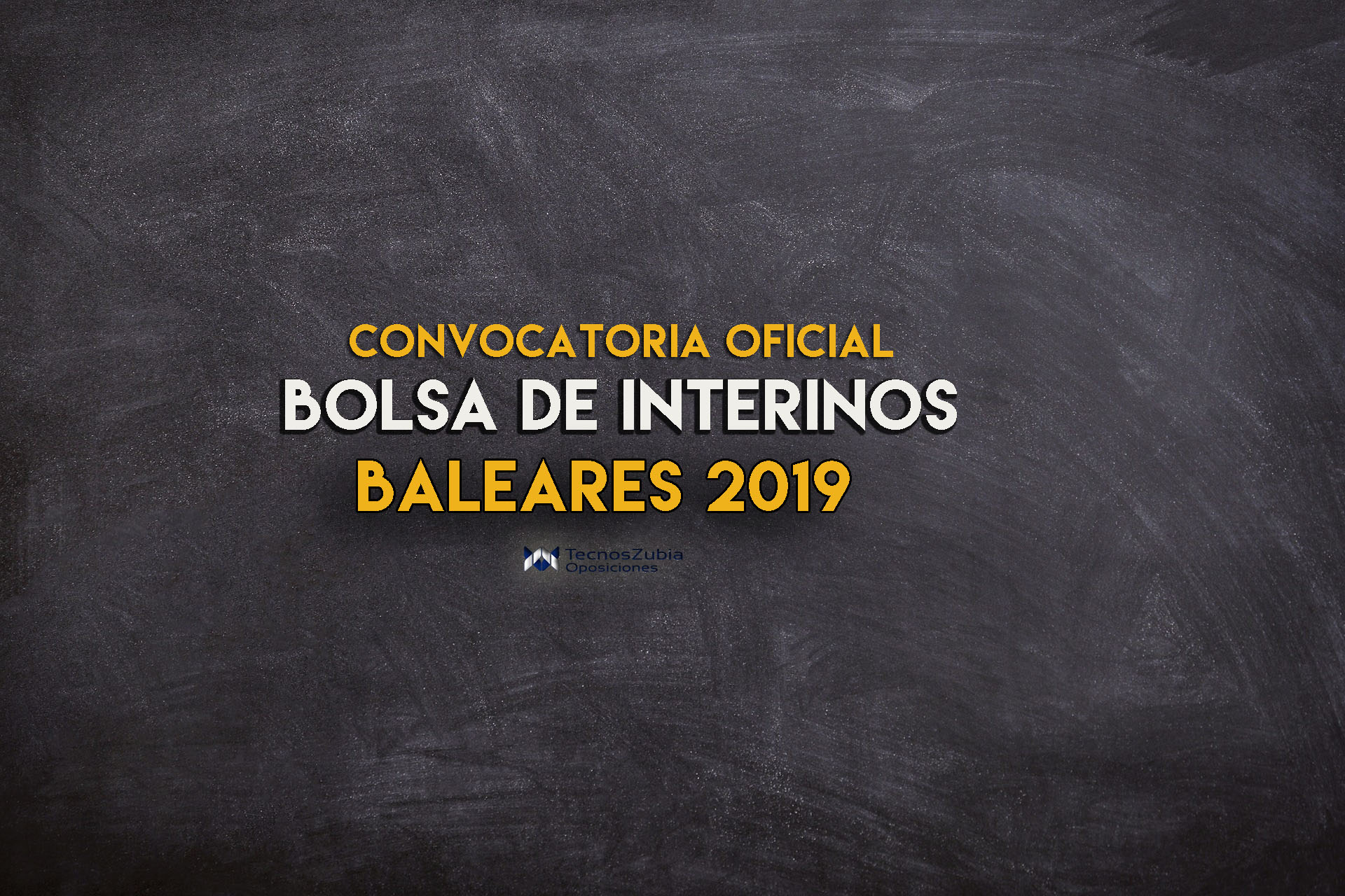 Convocatoria oficial para acceder a la bolsa de interinos en Baleares 2019