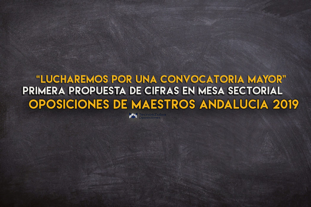 Oposiciones de maestros Andaluicía 2019: primera previsión