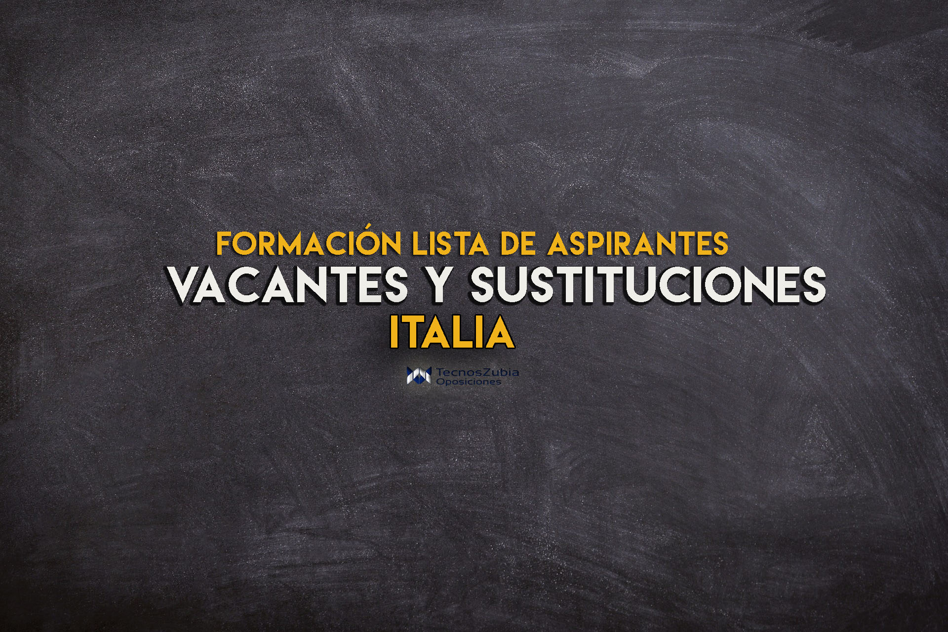 docentes vacantes y sustituciones Italia