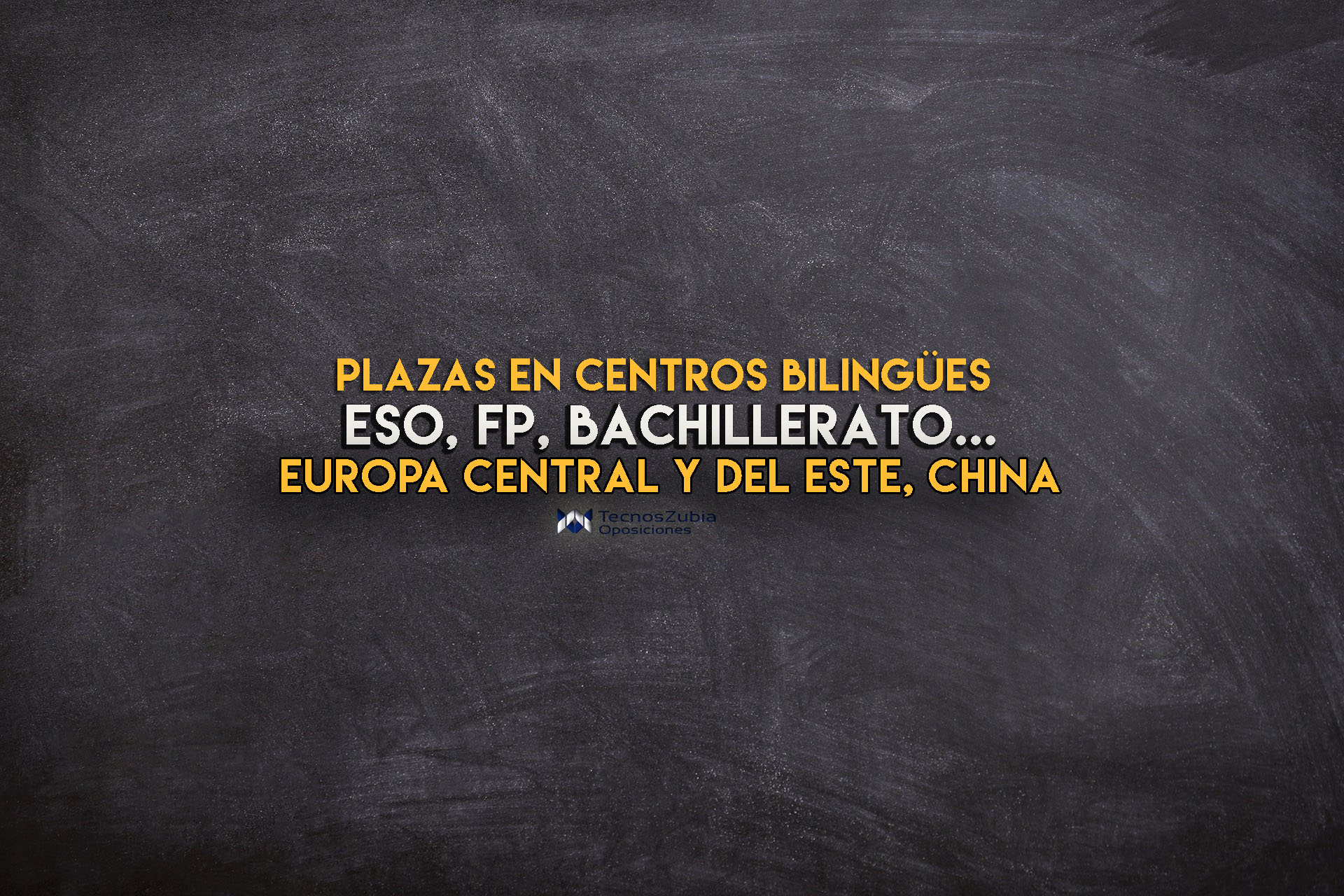 Plazas docentes en centros bilingües