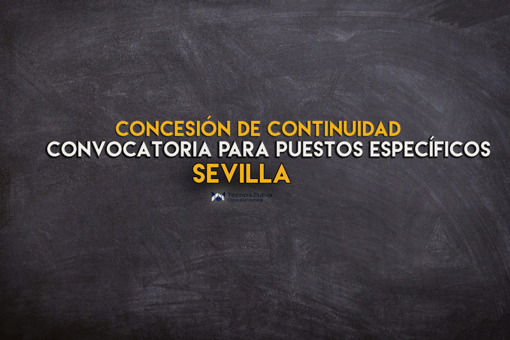 Concesión de continuidad Sevilla. Puestos específicos.