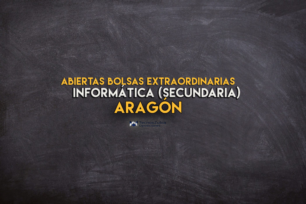 Bolsas extraordinarias informática Aragón