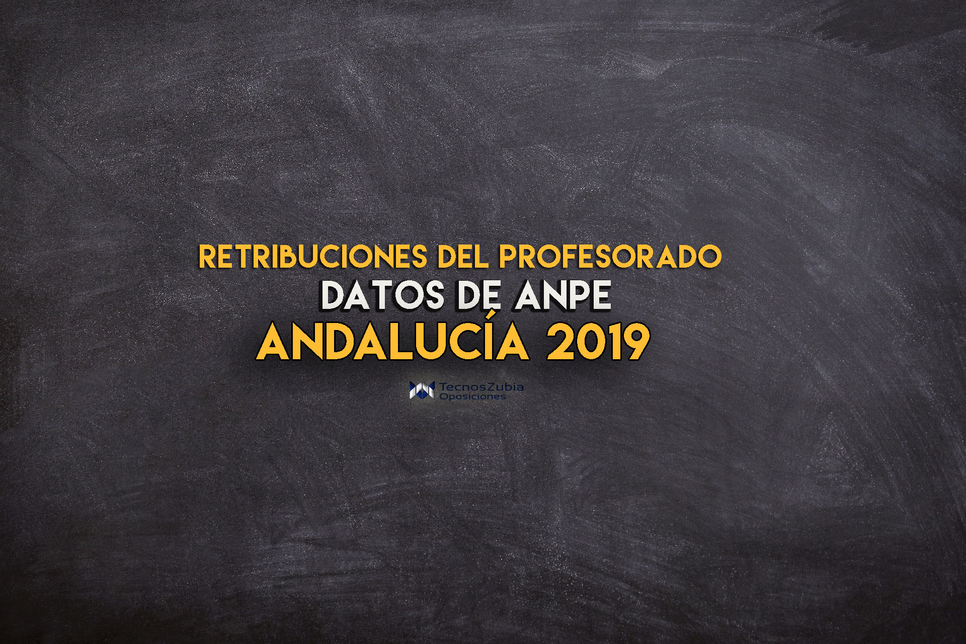 retribuciones del profesorado datos ANPE 2019