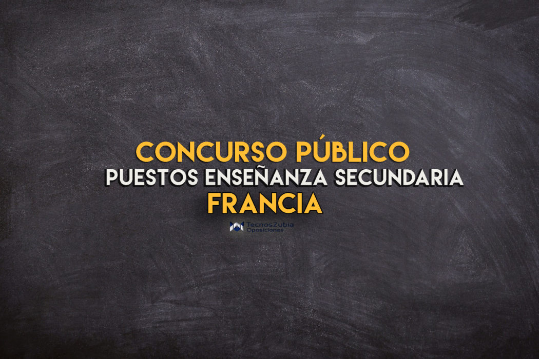 concurso publico puesto enseñanza secundaria francia