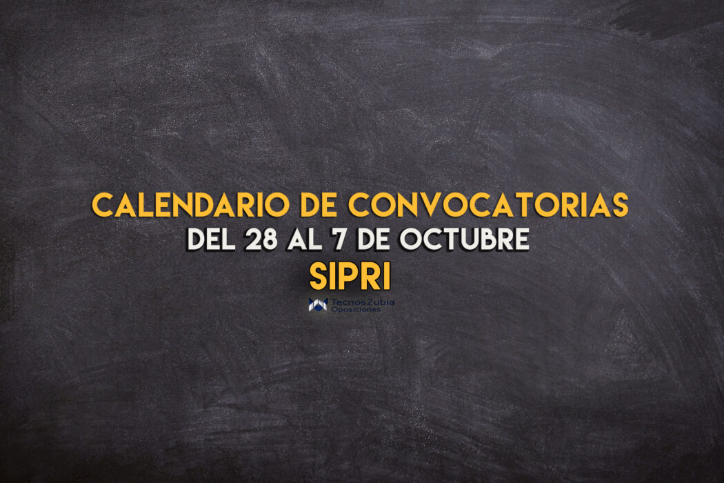 calendario sipri 28-7 octubre