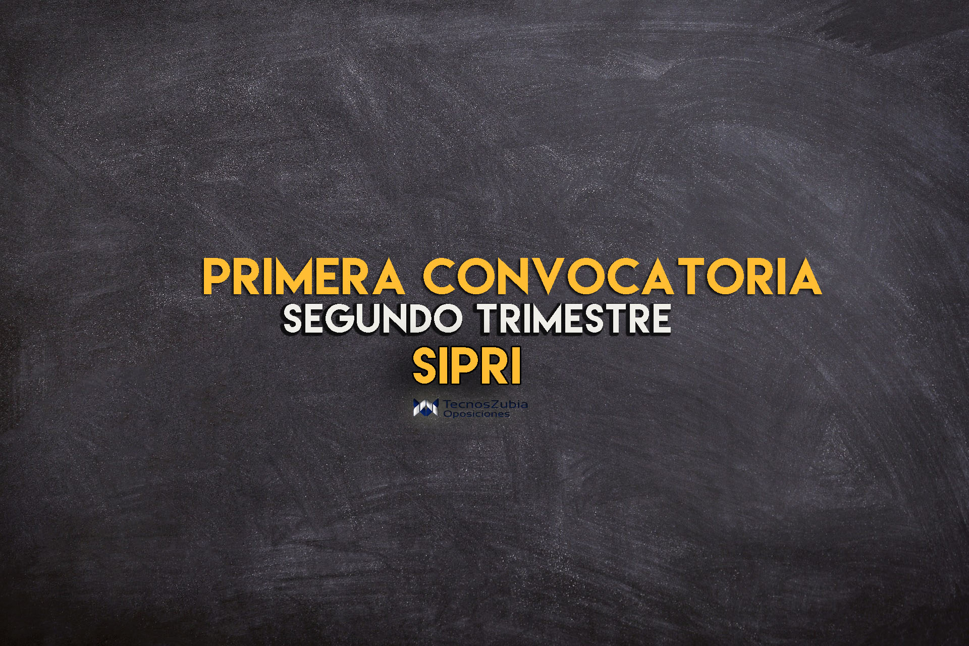 primera convocatoria sipri primer trimestre