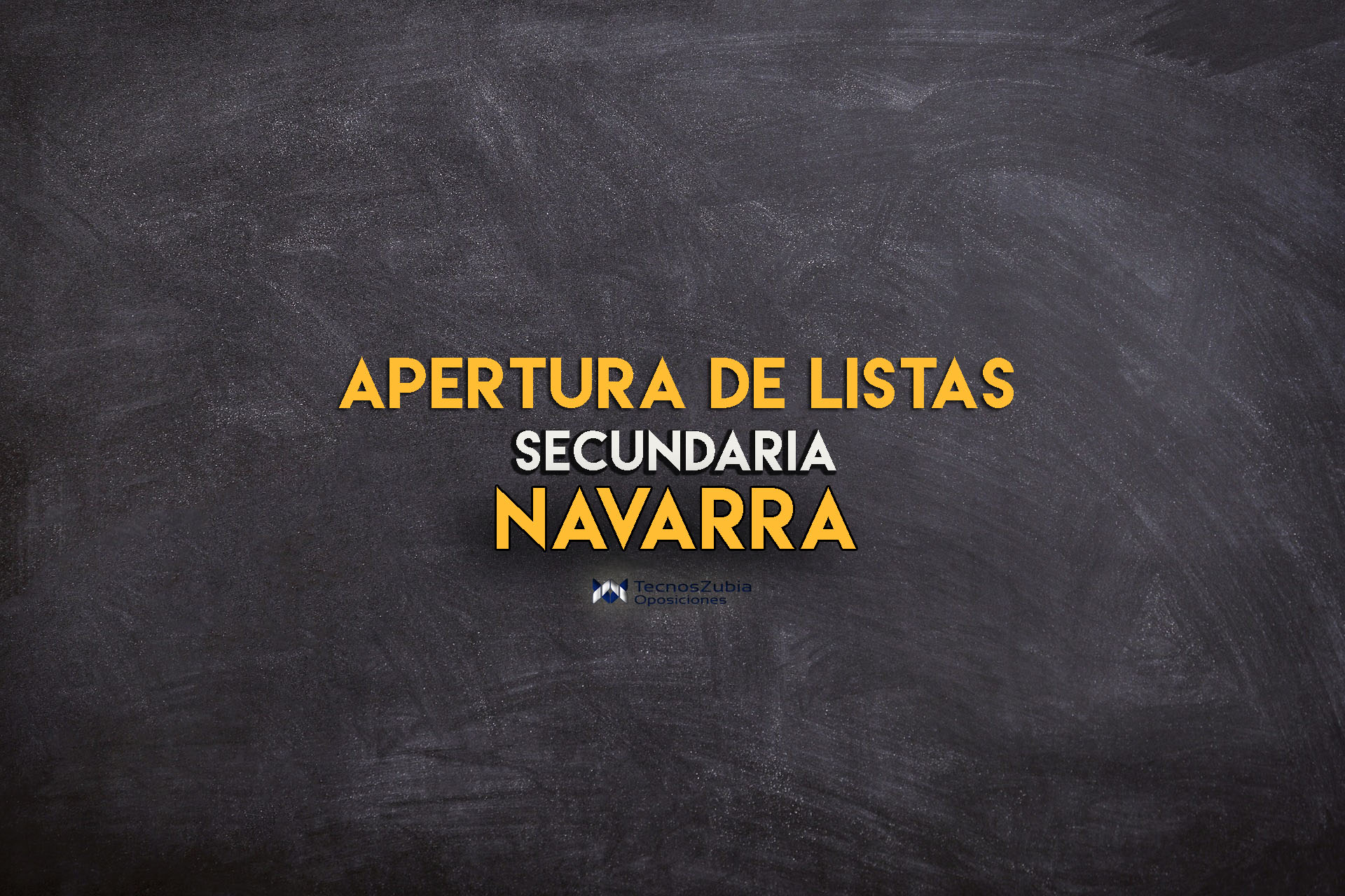 aperturas de listas secundaria navarra