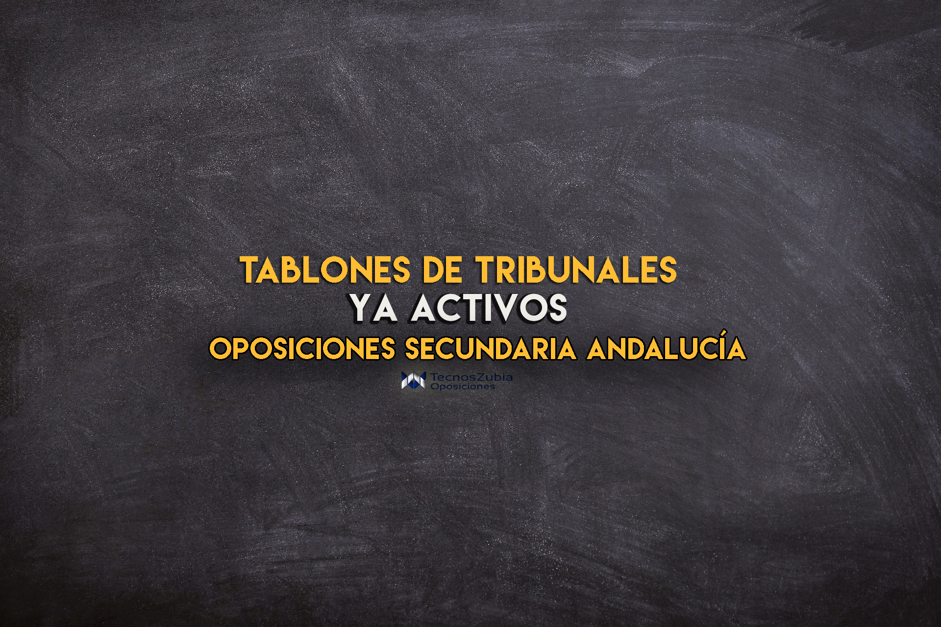 Tablones de tribunales ya activos