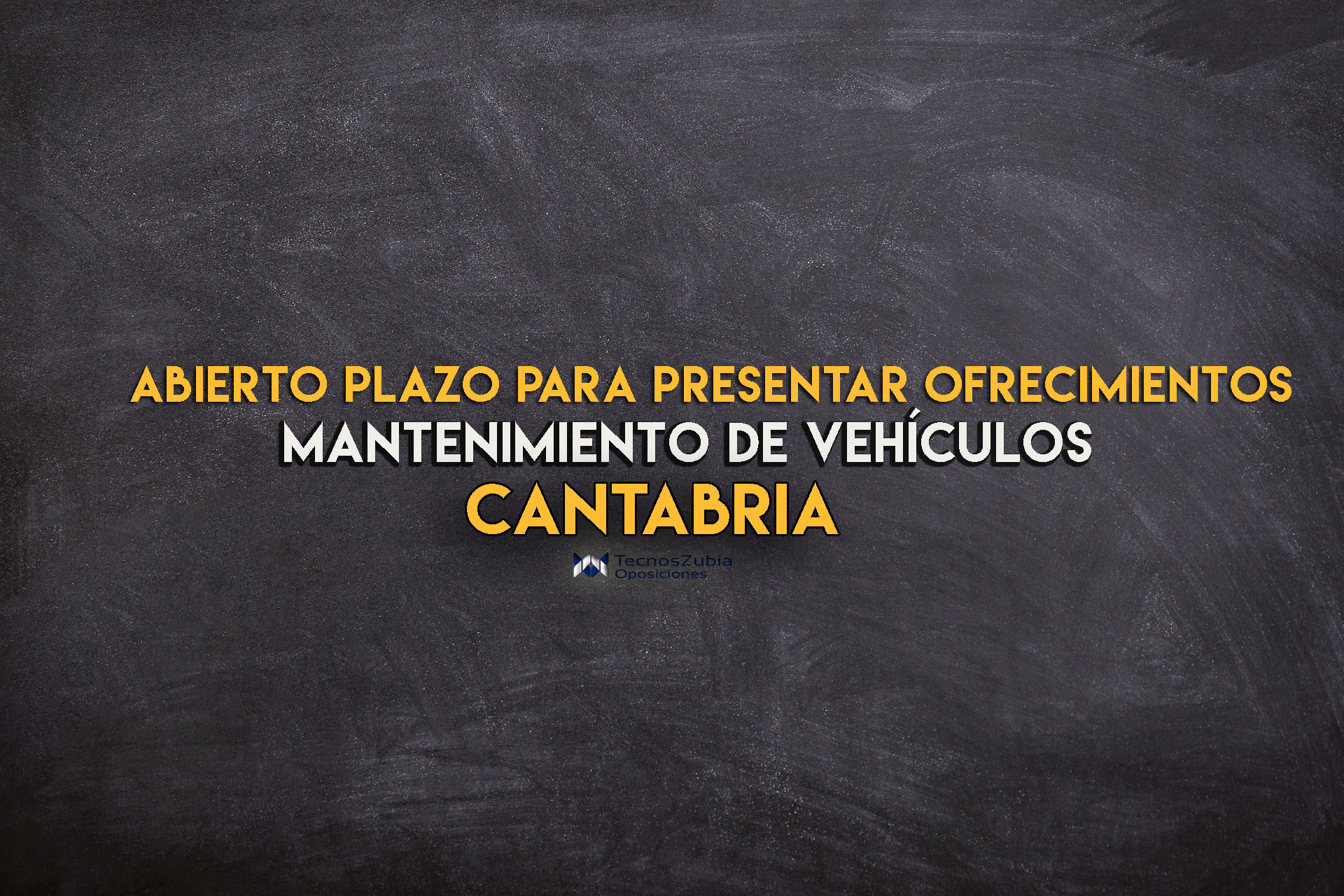 plazo Cantabria para presentar ofrecimientos mantenimiento de vehículos