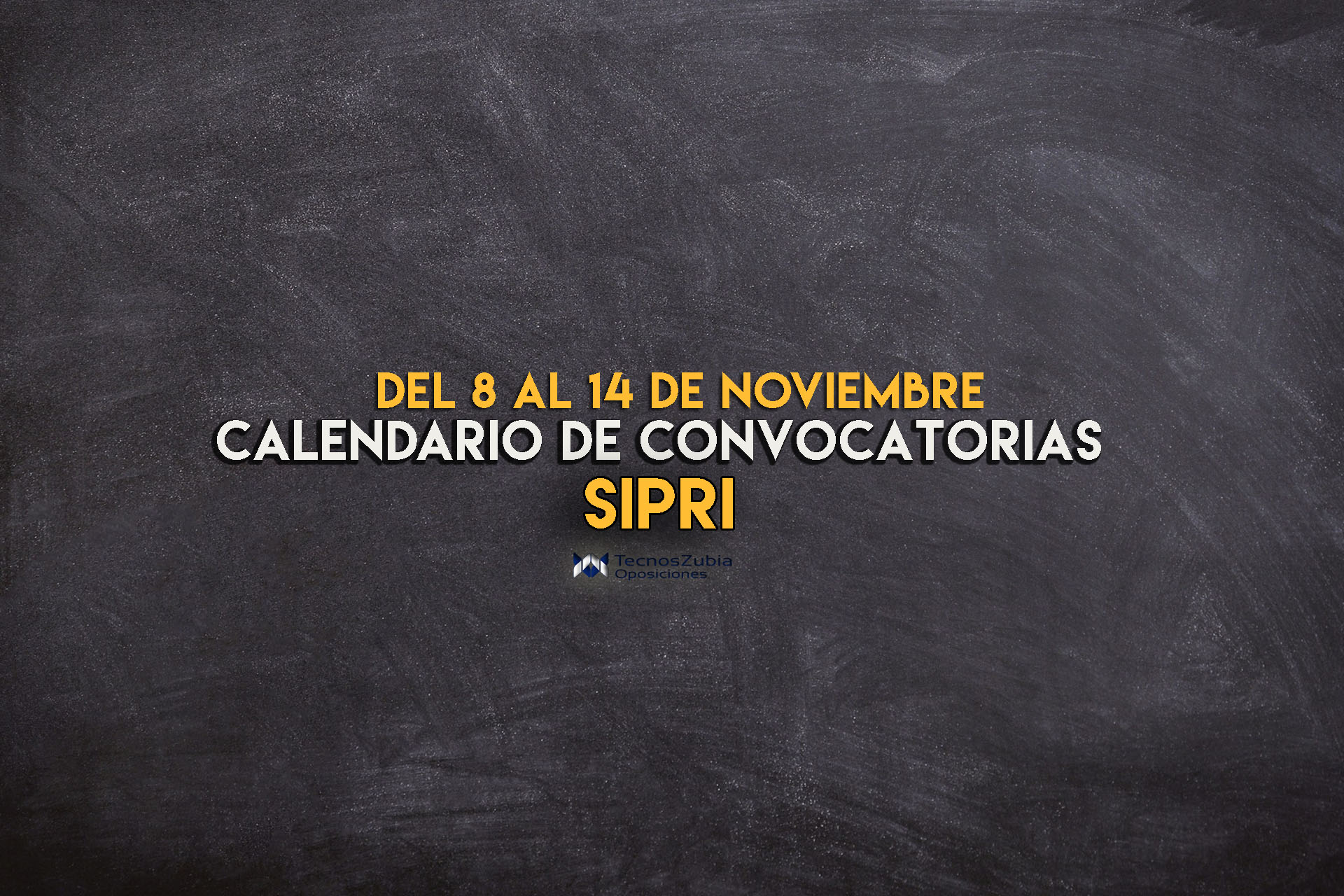 SIPRI. 14NOV. Calendario de convocatorias. 2021.