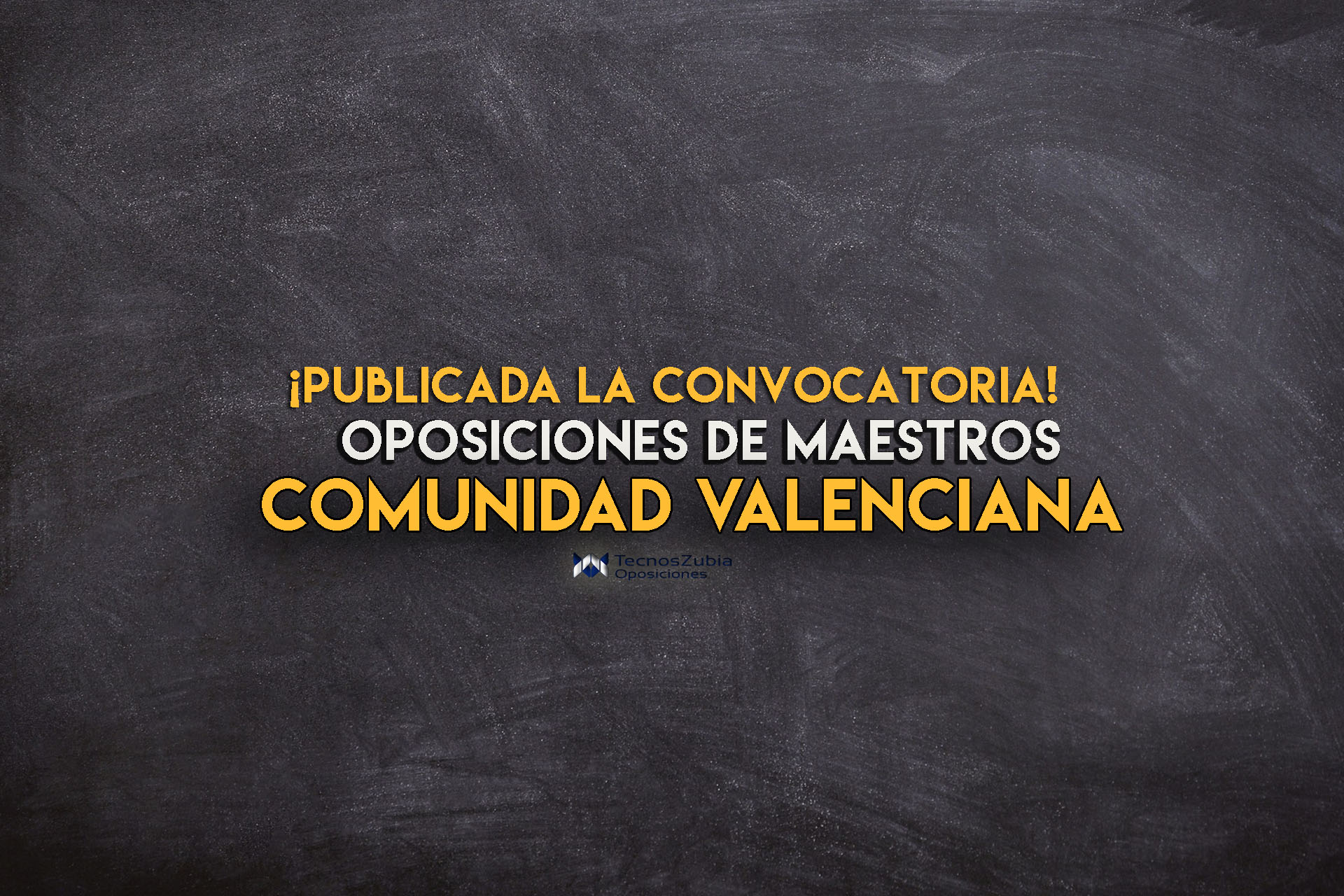 Convocatoria publicada. Oposiciones maestros Valencia.