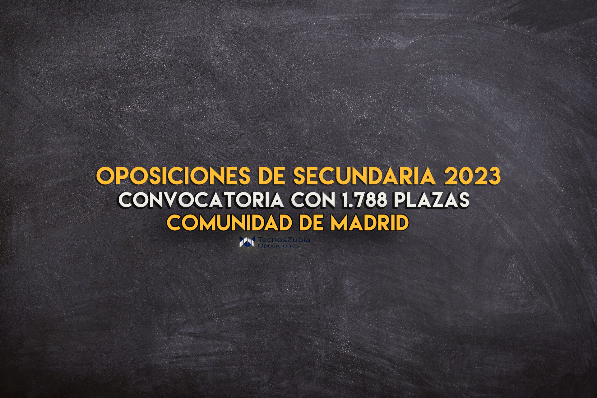 Oposiciones secundaria 2023 MADRID