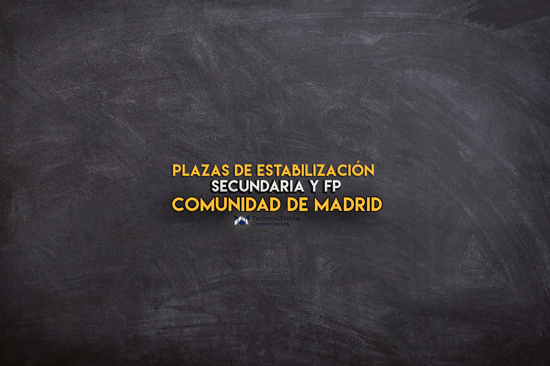 plazas estabilización Madrid secundaria-fp