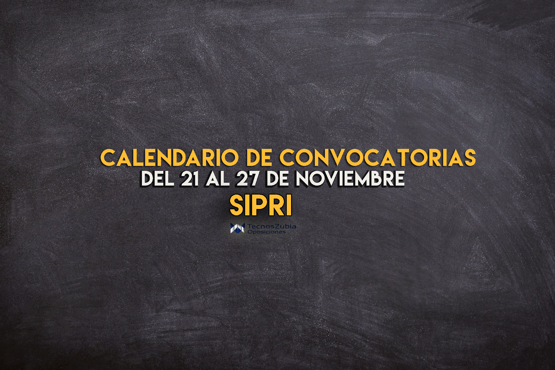 sipri calendario convocatorias 21-27nov