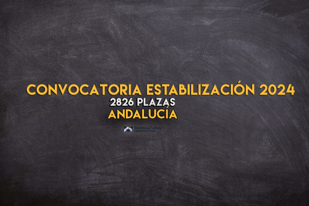 Convocatoria estabilización 2024.