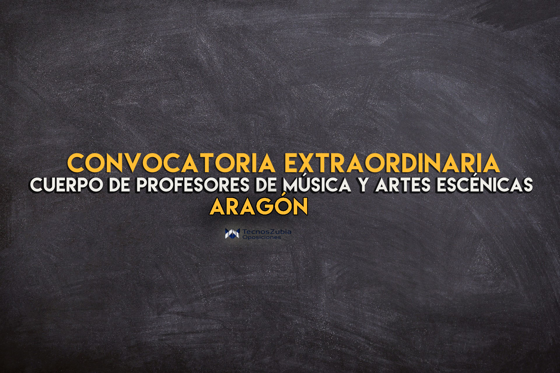 convocatoria extraordinaria cuerpo de profesores de música y artes escénicas Aragon