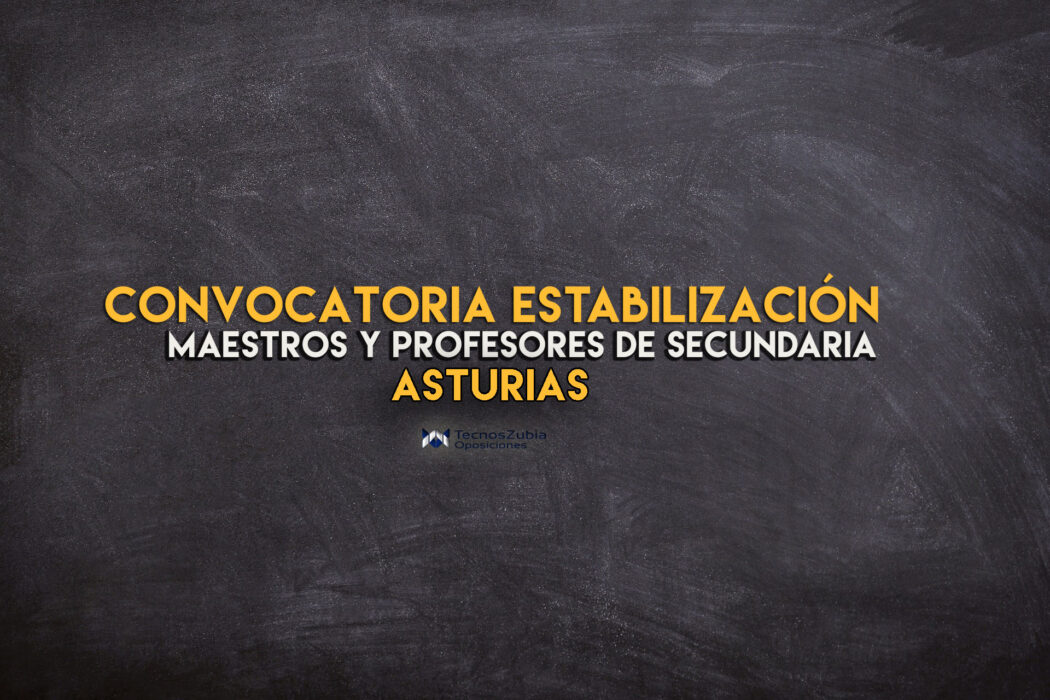 convocatoria estabilización maestros y profesores asturias