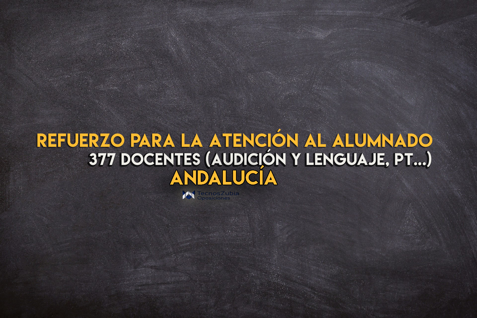 377 docentes. Refuerzo para la atención al alumnado. Andalucía.