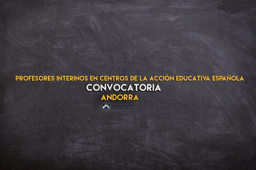 Convocatoria Andorra profesores interinos