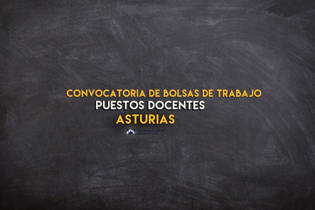 convocatoria puestos docentes Asturias