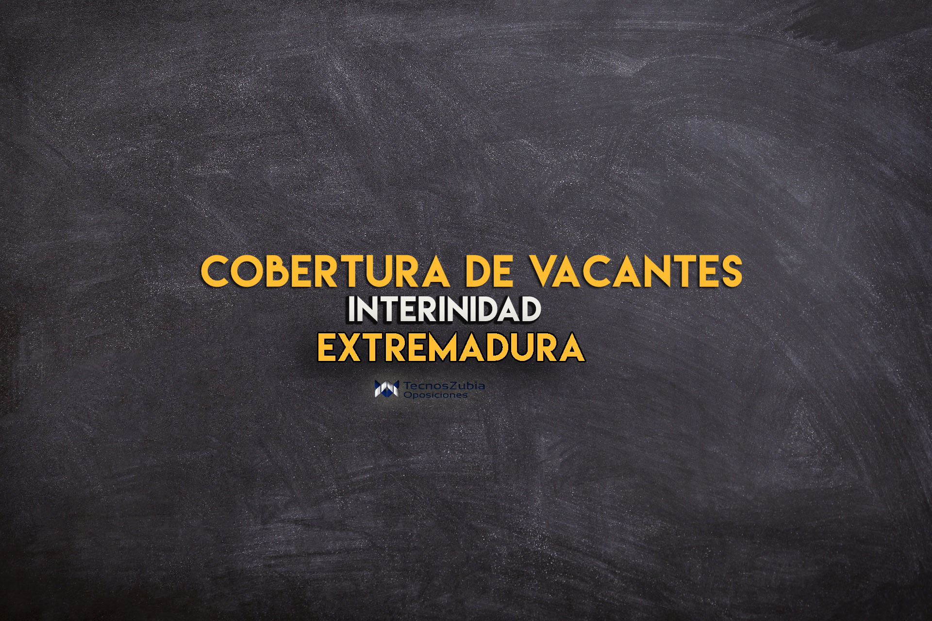 cobertura vacantes extremadura interinidad