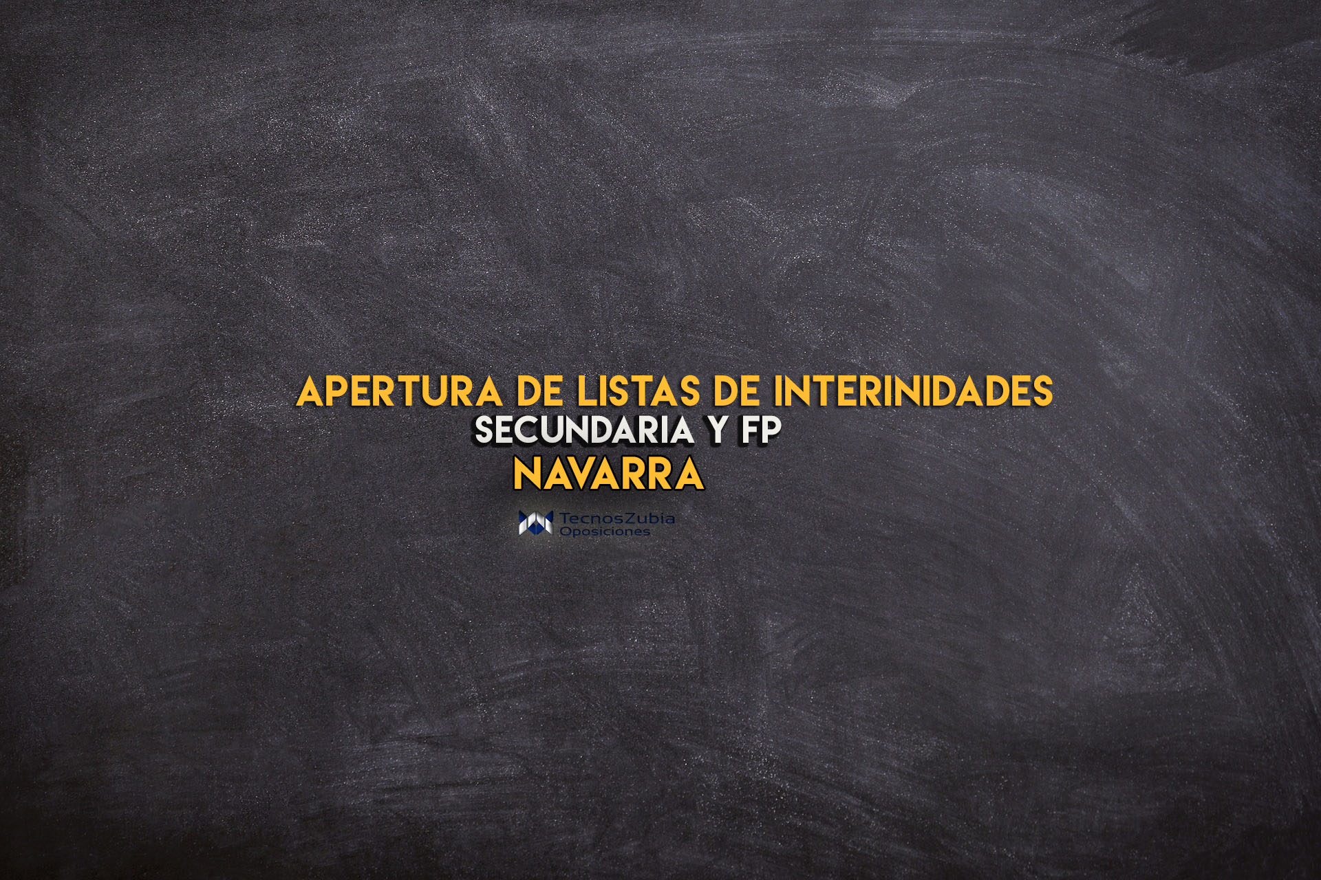 apertura de listas de interinidades secundaria y fp navarra