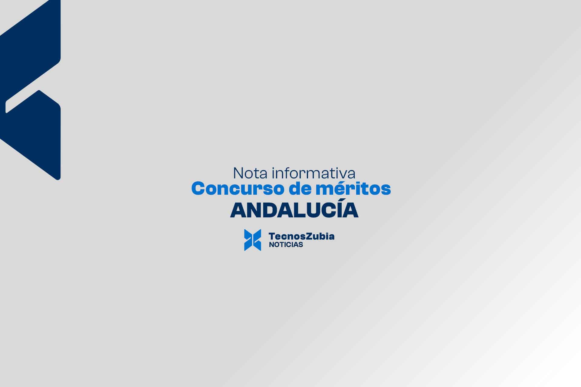 nota informativa concurso de méritos Andalucía