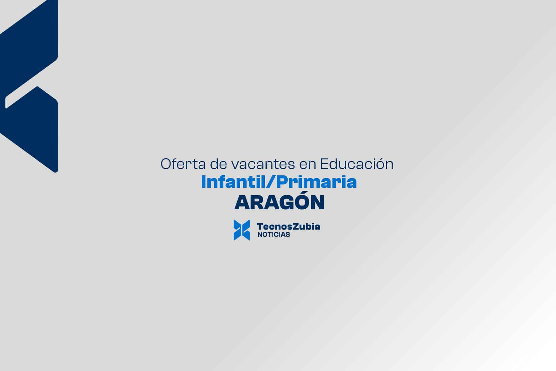 Oferta de vacantes en Educación infantil/primaria Aragón