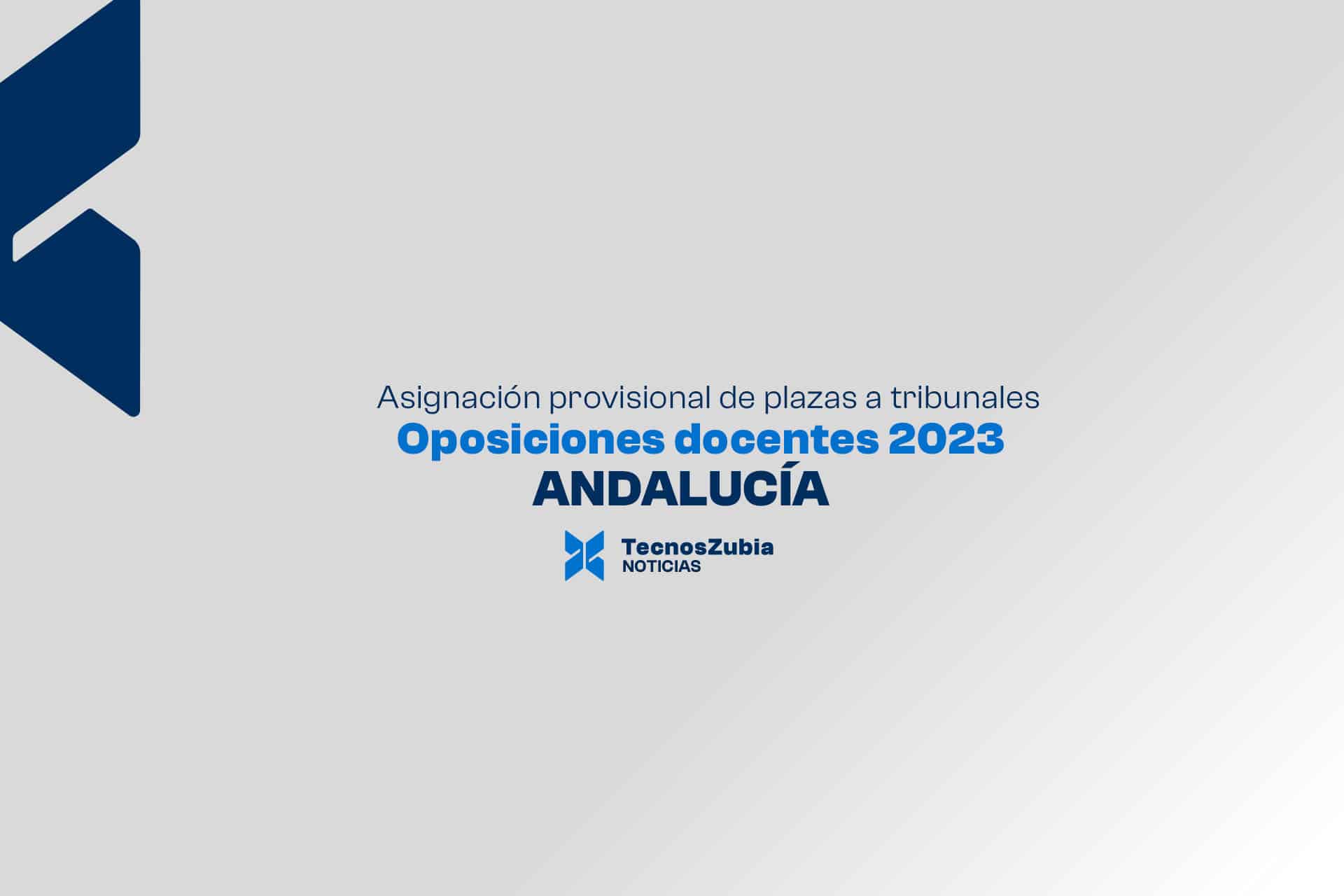 asignación provisional de plazas a tribunales Oposiciones docentes 2023 Andalucía