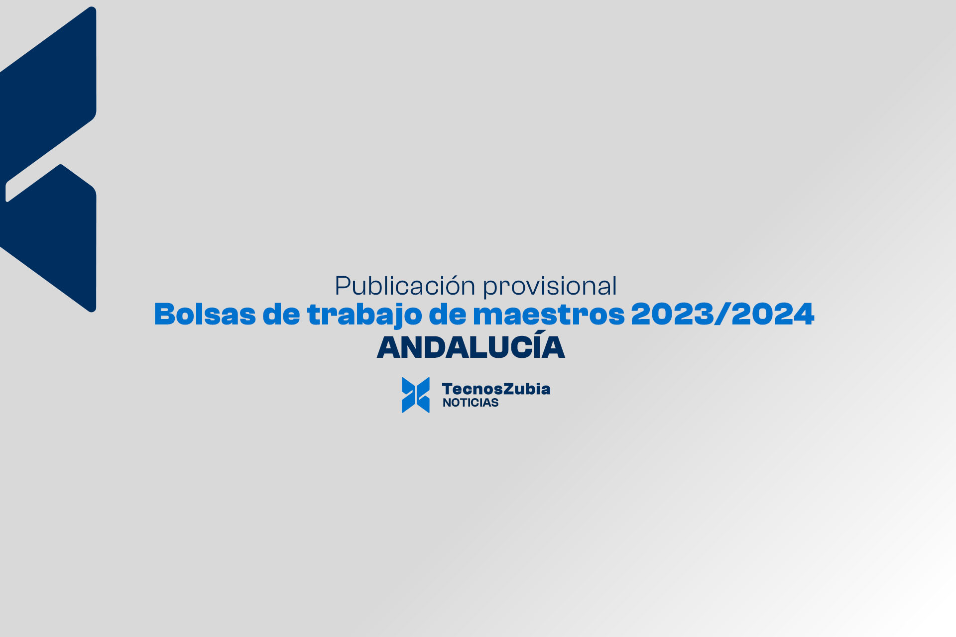 Publicación provisional Bolsas de trabajo de maestros 2023/2024