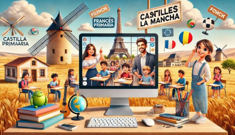 Academia online oposiciones Francés Primaria Castilla la Mancha