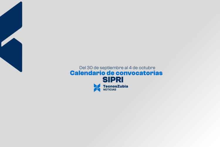 SIPRI: Calendario de convocatorias del 30 de septiembre al 4 de octubre