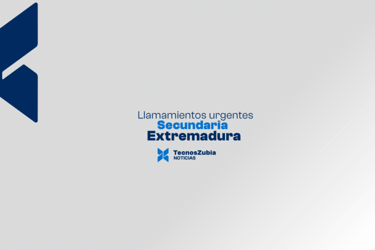 Extremadura: llamamientos urgentes (Secundaria)