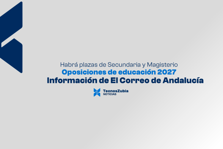 La Junta de Andalucía volverá a unir plazas de Secundaria y Magisterio en las oposiciones docentes de 2027