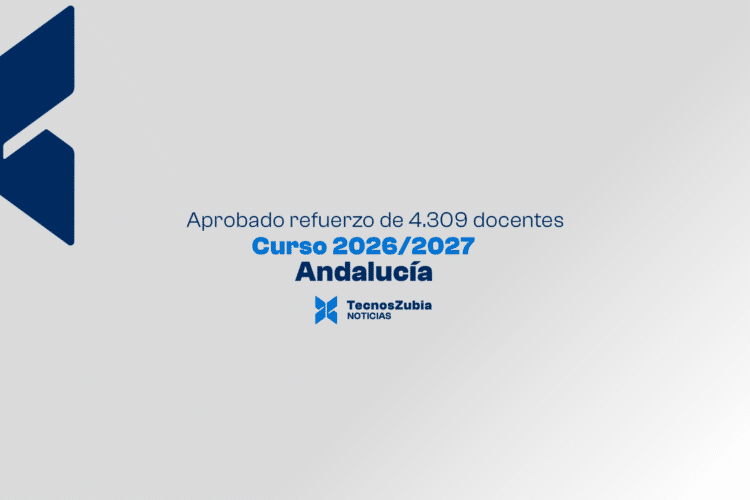 La Junta de Andalucía aprueba un refuerzo de 4.309 docentes para el curso 2026-2027