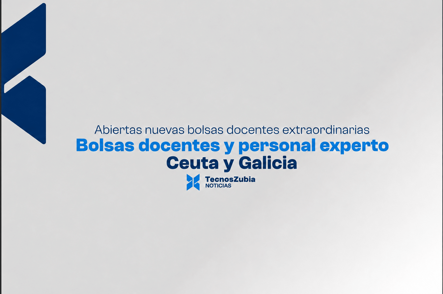 Ceuta y Galicia abren bolsas extraordinarias para el curso 2026/2027