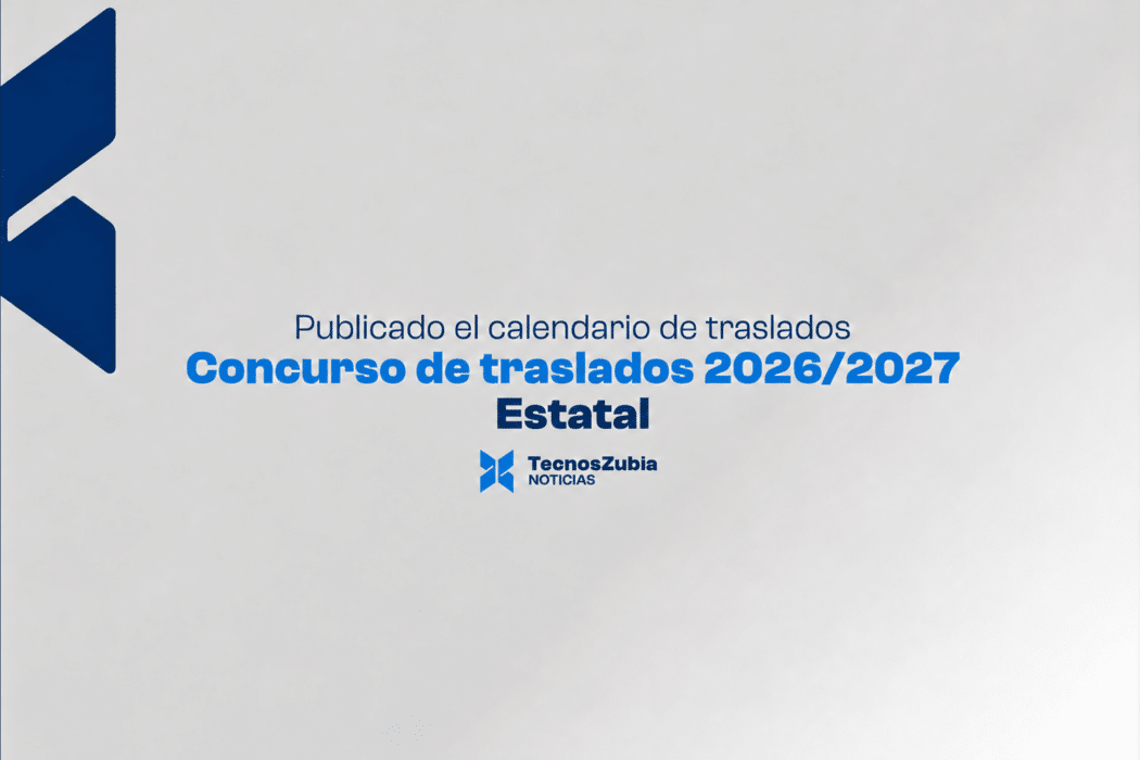 El concurso de traslados docente 2026/2027 fija las solicitudes del 5 al 26 de noviembre