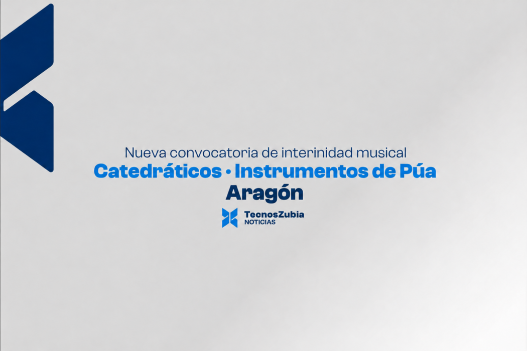 Aragón abre la lista de interinidad de Instrumentos de Púa para catedráticos de Música